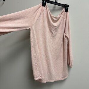 Brand loft lounge size M pink top